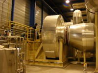 Fans for aero thermal facility with high performance 