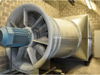 Axial fans for comfort ventilation in railway stations (Spain)